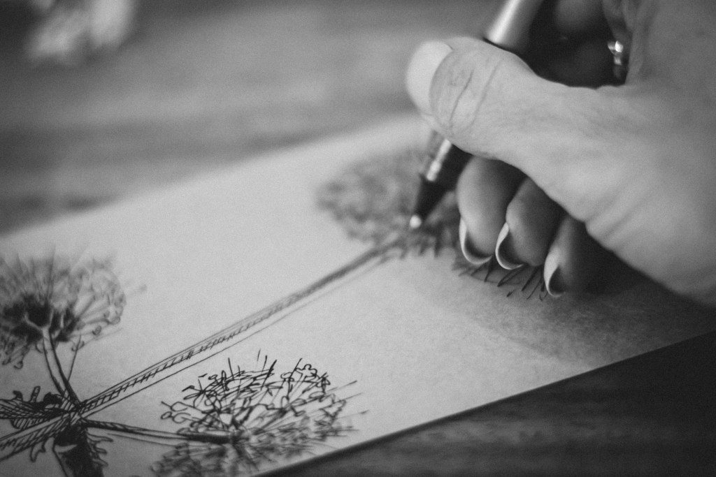 Sketching by Yvetta Blayac Hanlova, 2024